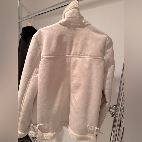 MISS SELFRIDGE stone colour AVIATOR JACKET
SIZE 4 | NEW - Picture 4 of 8